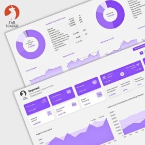 FabTrader - Expenzo - Annual Budget and Expense Tracker Excel Tool